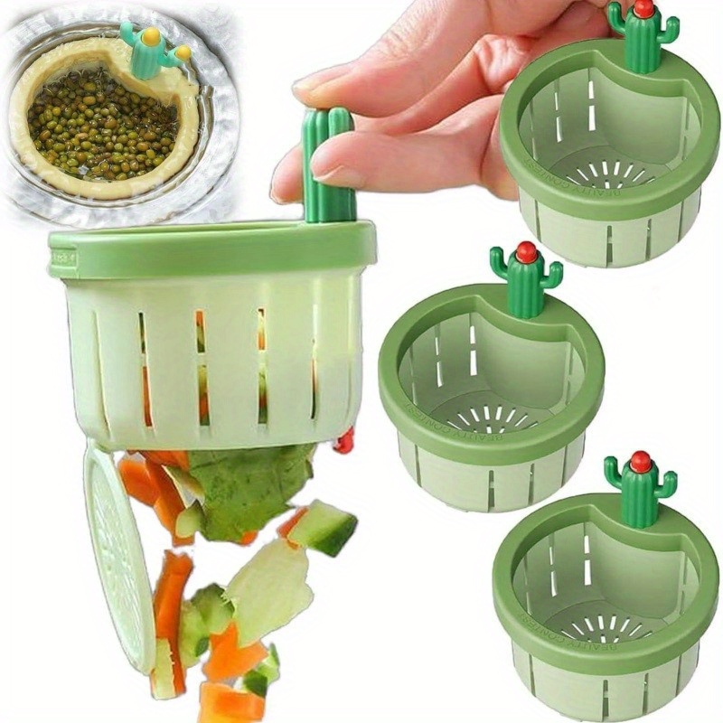 Commercial Kitchen Bin - 1-5 adet Kaktüs Lavabo Tahliye Süzgeç