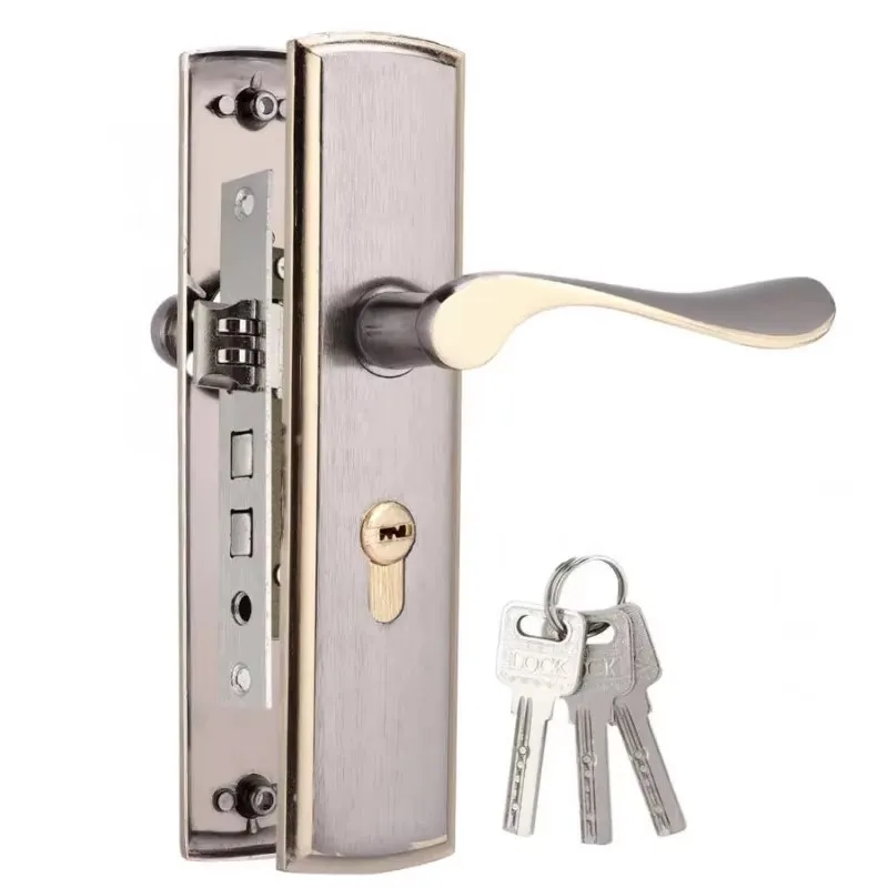 Commercial Kitchen Door - Altın kapı kolu kilidi sessiz ev