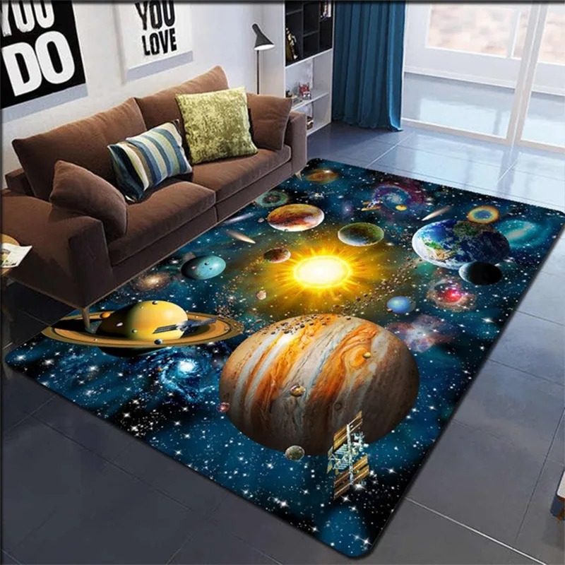 Commercial Dishwasher Table - VIKAMA Karikatür Gezegen Kristal Kadife Halı