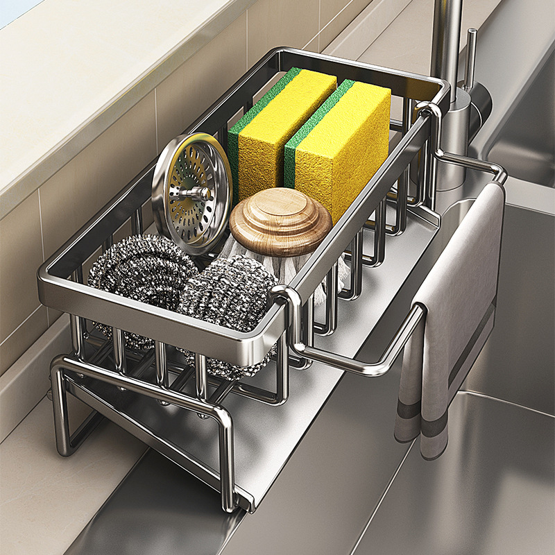 Commercial Kitchen Shelving - Kompakt Musluk Üstü Baharat Rafı –