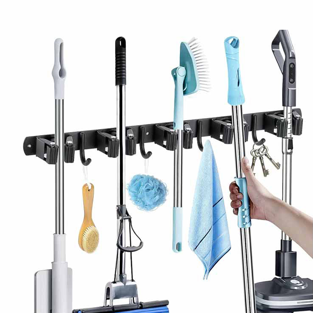 Commercial Kitchen Door - Paslanmaz Çelik Paspas ve Süpürge Tutucu