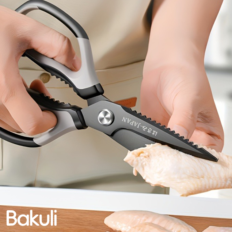 Commercial Kitchen In Home - Siyah Titanyum Mutfak Makası Paslanmaz Çelik