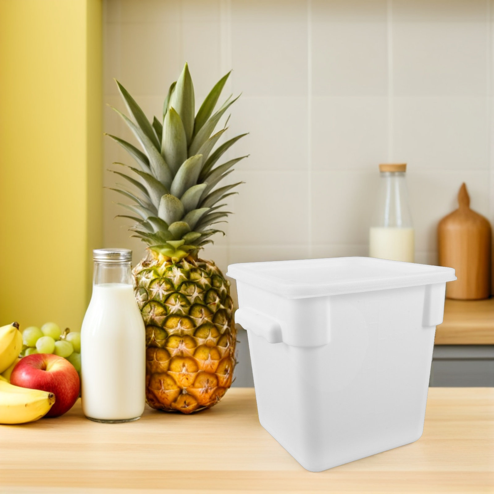 Kare Plastik Gıda Saklama Kabı - Commercial Kitchen Bin incelemesi ve fiyatı