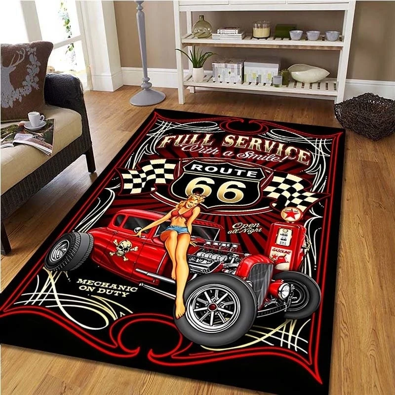 Route 66 Motosiklet Vintage Ha - Commercial Kitchen Non Slip Flooring incelemesi ve fiyatı