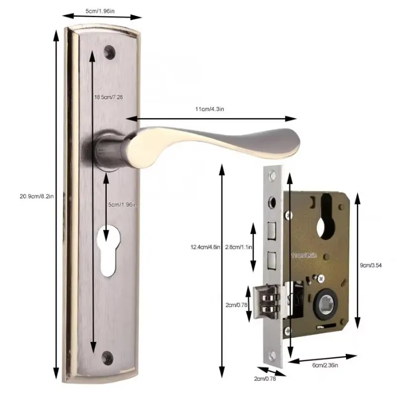 Altın kapı kolu kilidi sessiz  - Commercial Kitchen Door incelemesi ve fiyatı