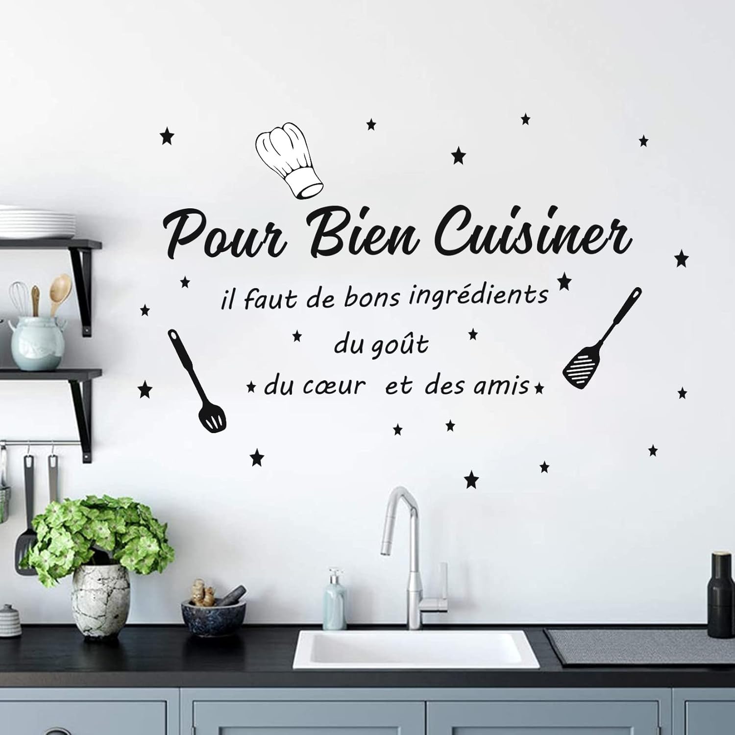Fransız İtalyan Mutfak Aşçı Aş - Commercial Kitchen Wall incelemesi ve fiyatı