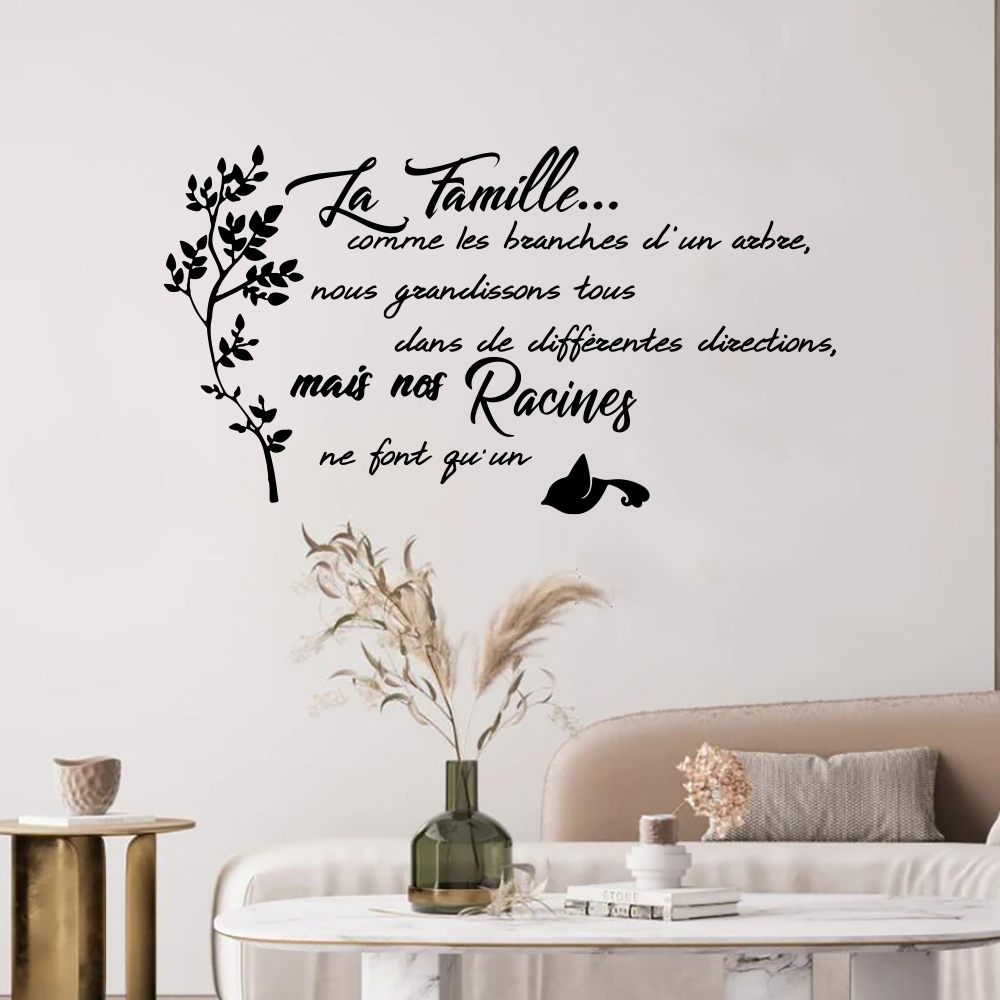 Fransız Aile Alıntı Ağacı Kuş  - Commercial Kitchen Wall incelemesi ve fiyatı