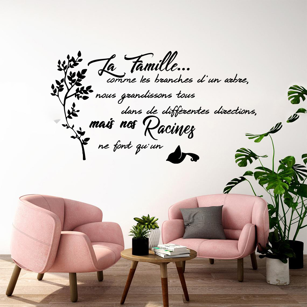 Fransız Aile Alıntı Ağacı Kuş  - Commercial Kitchen Wall incelemesi ve fiyatı